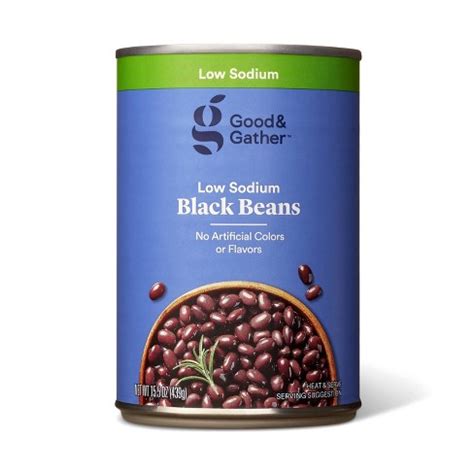 Good & Gather Low Sodium Black Beans logo