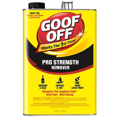 Goof Off Stain Remover Pro Strength Remover logo