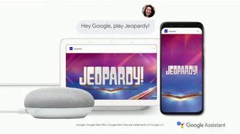 Google Assistant TV commercial - Jeopardy! Clue for You: Hey Google