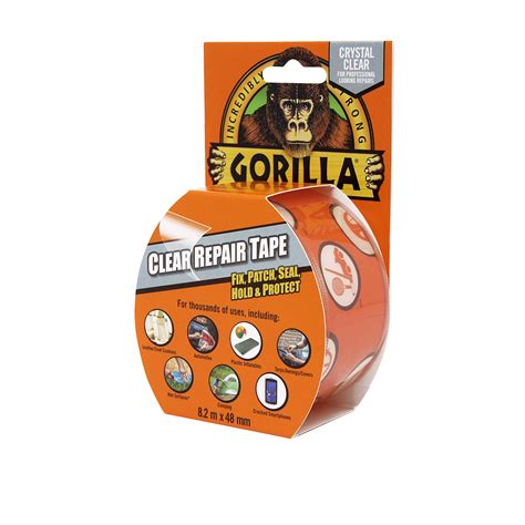 Gorilla Glue Gorilla Clear Repair Tape commercials
