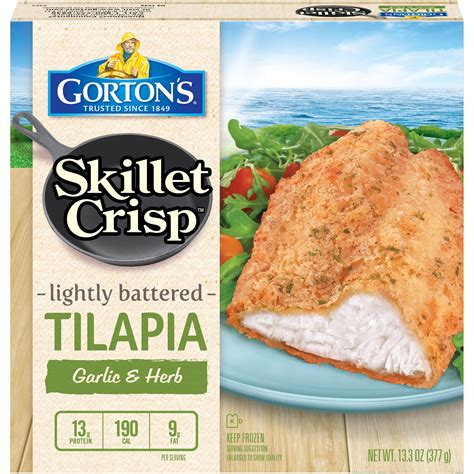 Gorton's Skillet Crisp Tilapia Garlic & Herb commercials