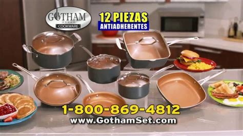 Gotham Steel Cookware Set TV Spot, 'Muffins y galletas'