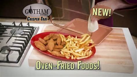 Gotham Steel Crisper Tray TV commercial - Oven-Fried Foods: $29.99