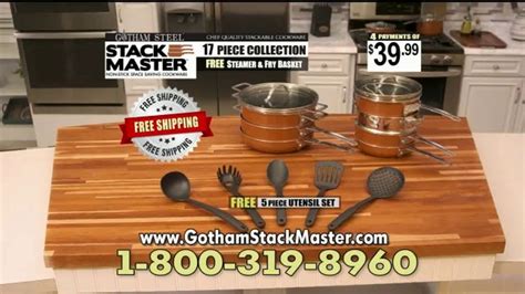 Gotham Steel Stack Master TV Spot, 'Ten Piece Collection'