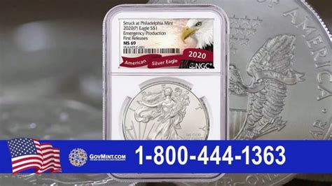 GovMint.com Emergency Production 2020 American Eagle Silver Dollars TV Spot, 'Important Factor' created for GovMint.com