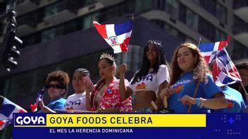 Goya Foods TV commercial. Mes de la herencia Dominicana: Celebra