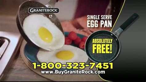 Granite Rock Pan TV commercial - Sticky Pans: Free Single Serve Egg Pan