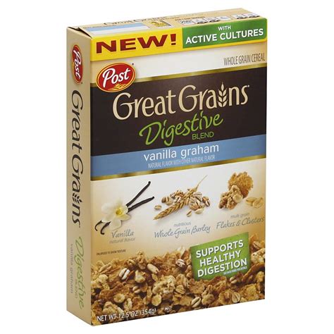 Great Grains Digestive Blend Vanilla Graham commercials
