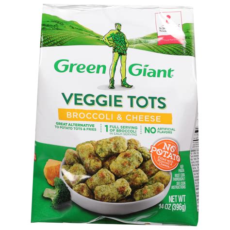 Green Giant Broccoli & Cheese Veggie Tots logo