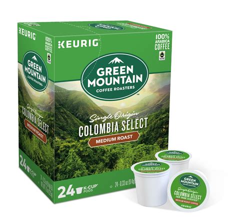 Green Mountain Coffee Colombian Fair Trade Select Coffee K-Cup Pods logo