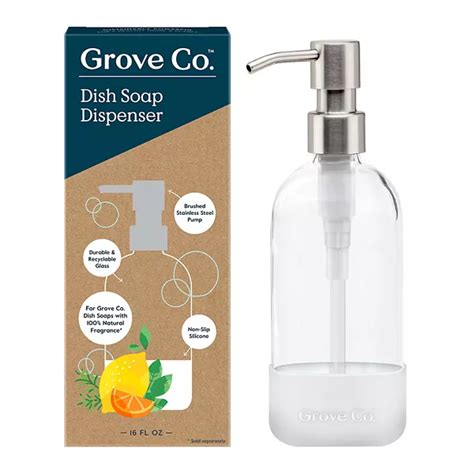 Grove Collaborative Dish Soap Glass Dispenser