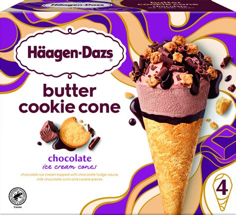 Häagen-Dazs Butter Cookie Cone Chocolate logo