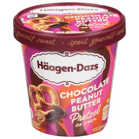 Häagen-Dazs Chocolate Peanut Butter Pretzel Ice Cream logo