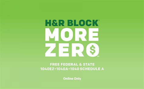 H&R Block More Zero logo