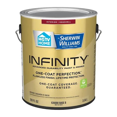 HGTV HOME by Sherwin-Williams INFINITY Advanced Hiding Paint and Primer One-Coat Perfection logo