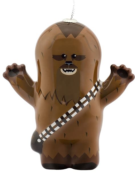 Hallmark Star Wars Decoupage Chewbacca Christmas Ornament