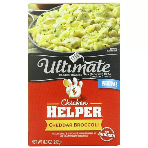 Hamburger Helper Ultimate Chicken Helper Cheddar Broccoli commercials