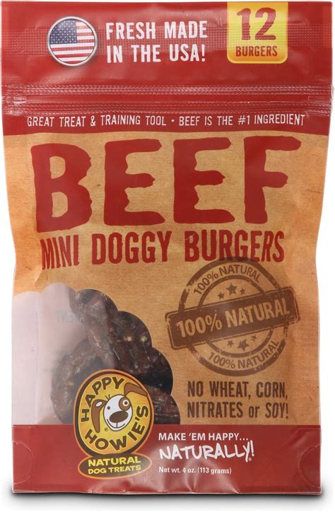 Happy Howie's, Inc. Beef Mini Doggy Burgers