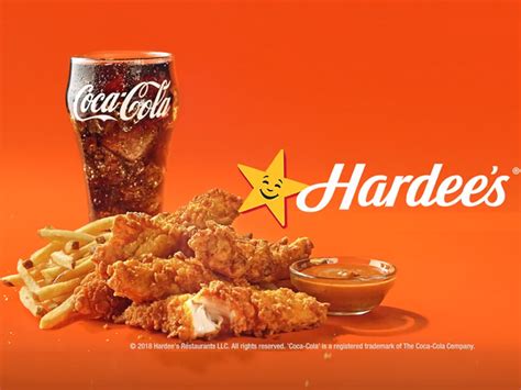 Hardee's Hand-Breaded Chicken Tenders Combo logo