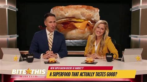 Hardee's Super Bacon Biscuit TV Spot, 'Bite This Network: The Universe Provides' Featuring Anthony LeDonne