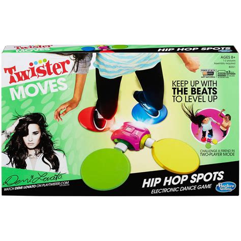 Hasbro Gaming Twister Moves Hip Hop Spots Electronic Dance