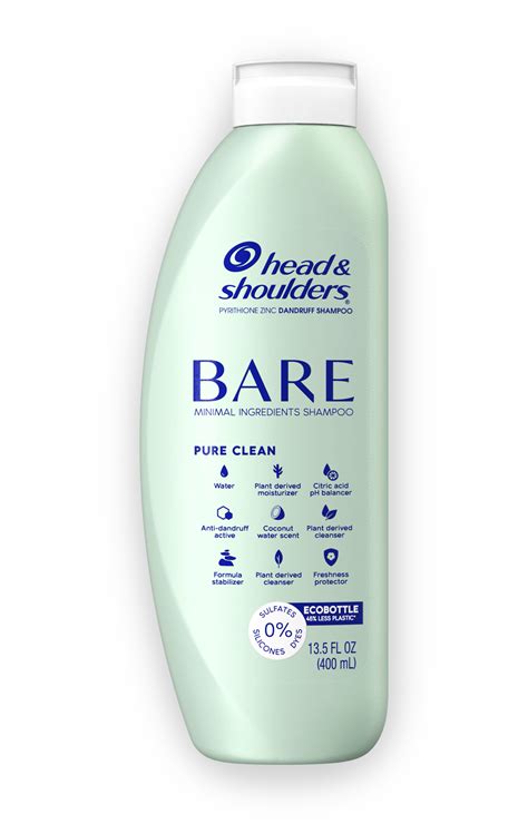Head & Shoulders BARE Pure Clean Sulfate-Free Dandruff Shampoo commercials