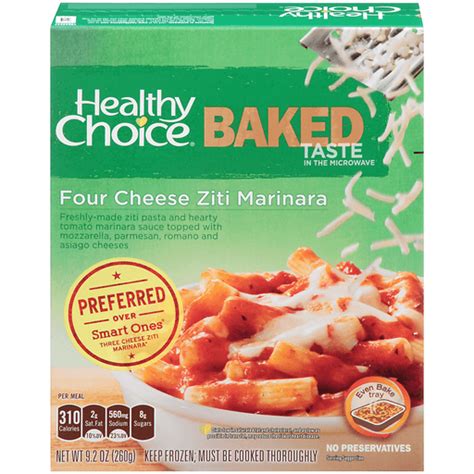 Healthy Choice Baked Entress Four Cheese Ziti Marinara logo