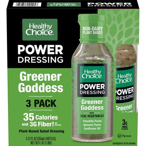 Healthy Choice Greener Goddess Power Dressing commercials