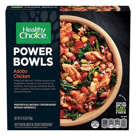 Healthy Choice Power Bowls Adobo Chicken Bowl commercials