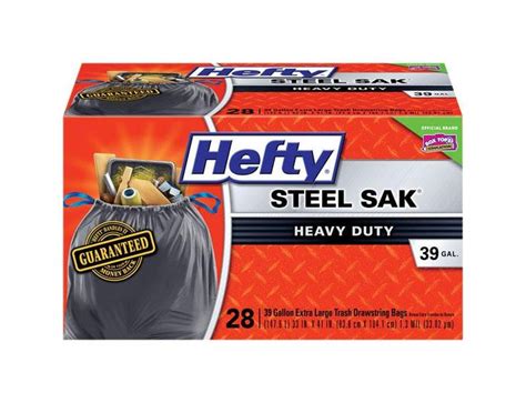 Hefty Steel Sak logo
