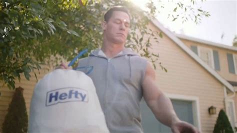 Hefty Ultra Strong Clean Burst TV Spot, 'Pec Flex' Featuring John Cena