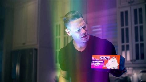 Hefty Ultra Strong With Fabuloso Scent TV Spot, 'Garbage Can Light' Featuring John Cena featuring John Cena