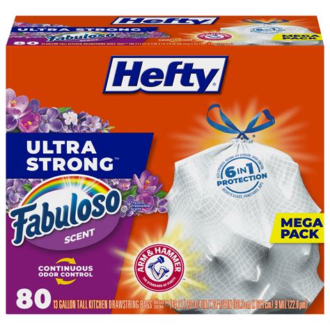 Hefty Ultra Strong With Fabuloso Scent logo