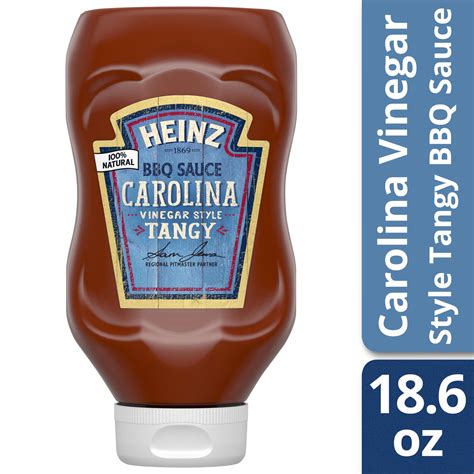 Heinz Ketchup BBQ Sauce Carolina Vinegar Style Tangy