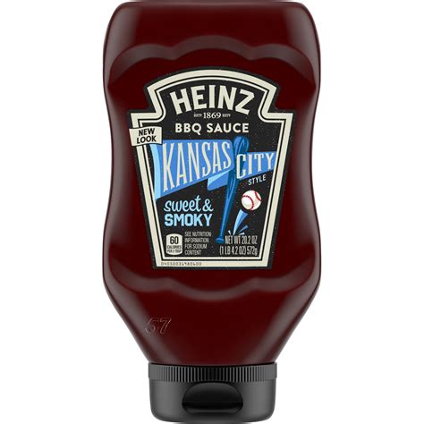 Heinz Ketchup BBQ Sauce Kansas City Sweet & Smoky