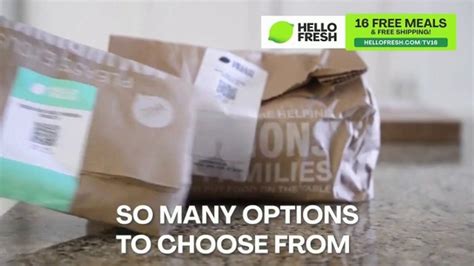 HelloFresh TV commercial - Always Has My Back:16 Free Meals