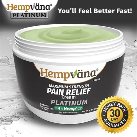Hempvana Platinum Pain Relief Cream commercials