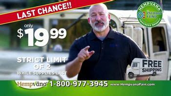Hempvana TV commercial - Real Relief: Patriot Fund Donation