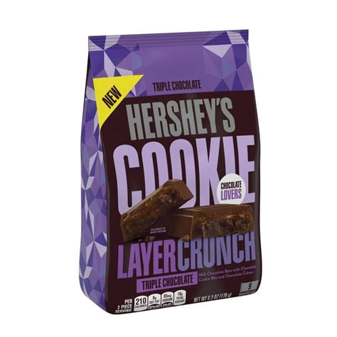 Hershey's Cookie Layer Crunch Triple Chocolate logo
