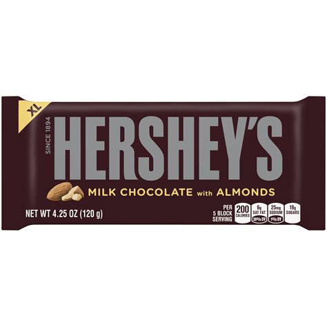 Hershey's Milk Chocolate with Almonds logo