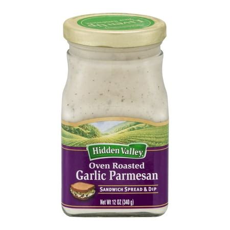 Hidden Valley Oven Roasted Garlic Parmesan Sandwich Spread and Dip logo