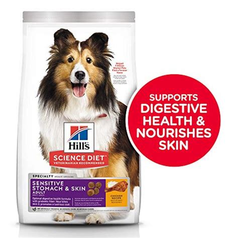 Hill's Pet Nutrition Science Diet Adult Sensitive Stomach & Skin Chicken Recipe Dry Dog Food