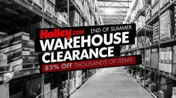 Holley End of Summer Warehouse Clearance TV Spot, 'Clear the Shelves'