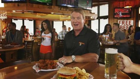 Hooters TV commercial - Catch All the Fin Football Action