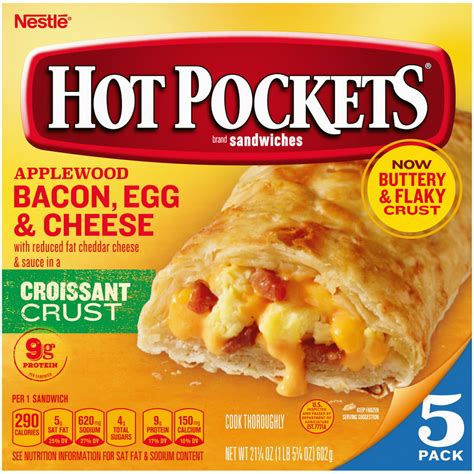 Hot Pockets Applewood Bacon, Egg & Cheese logo