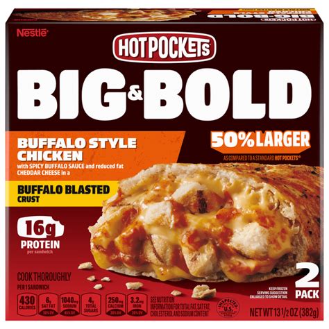 Hot Pockets Big & Bold Buffalo Style Chicken logo