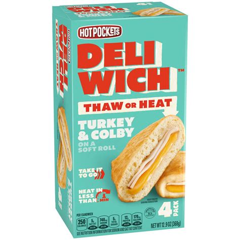 Hot Pockets Deliwich Turkey & Colby