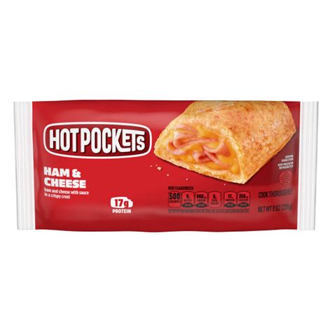Hot Pockets Ham and Cheese logo