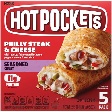 Hot Pockets Steak & Cheddar commercials