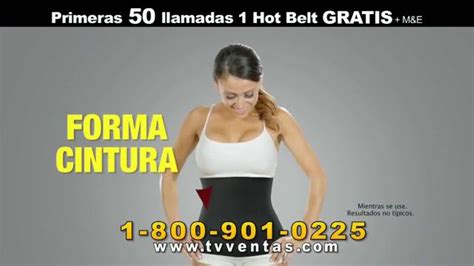 Hot Shapers Hot Belt TV Spot, 'Menos Tallas'